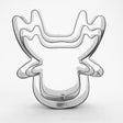 Christmas baked goods reindeer 3-piece set stainless steel biscuit mold Christmas reindeer cookie cutter set - V.I.P Digital Presence
