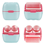 2 in 1 double head plastic ice roller ice roller facial ice skin instrument facial beauty cold compress massager - V.I.P Digital Presence