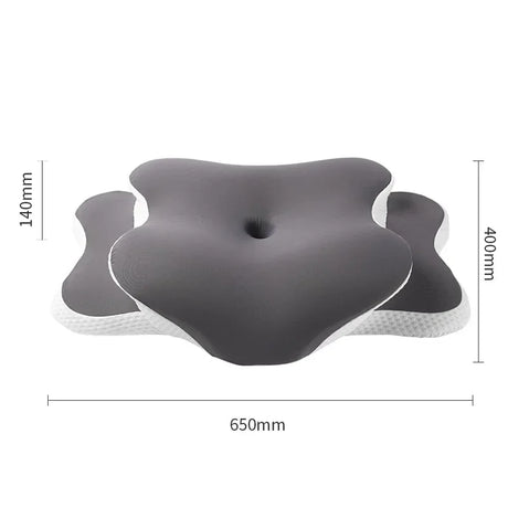 Ice Silk Pillowcase Ergonomic Cervical Pillow Memory Foam Pillow Neck Pain Relief Comes Adjustable Home for Back Side Sleepers - V.I.P Digital Presence