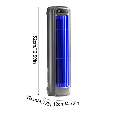 Wall-mounted AC fan: quiet, rechargeable, portable, cooling. For home, kitchen, bathroom – no drilling. - V.I.P Digital Presence
