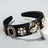 Creative Baroque Headband With Rhinestones Pearl Headband Bee Colorful Fabric Garland Headgear - V.I.P Digital Presence