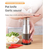 Manual Patting Knife, Stainless Steel, All Steel, Multifunctional Garlic Pester, Household Kitchen Cutter, Garlic Pester - V.I.P Digital Presence