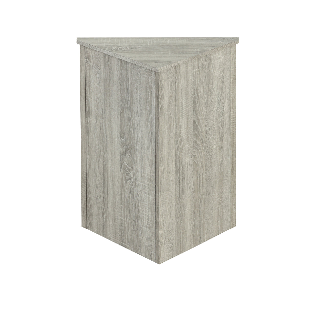 Oak Triangle Bathroom Storage Cabinet with Adjustable Shelves, Freestanding Floor Cabinet for Home Kitchen - V.I.P Digital Presence