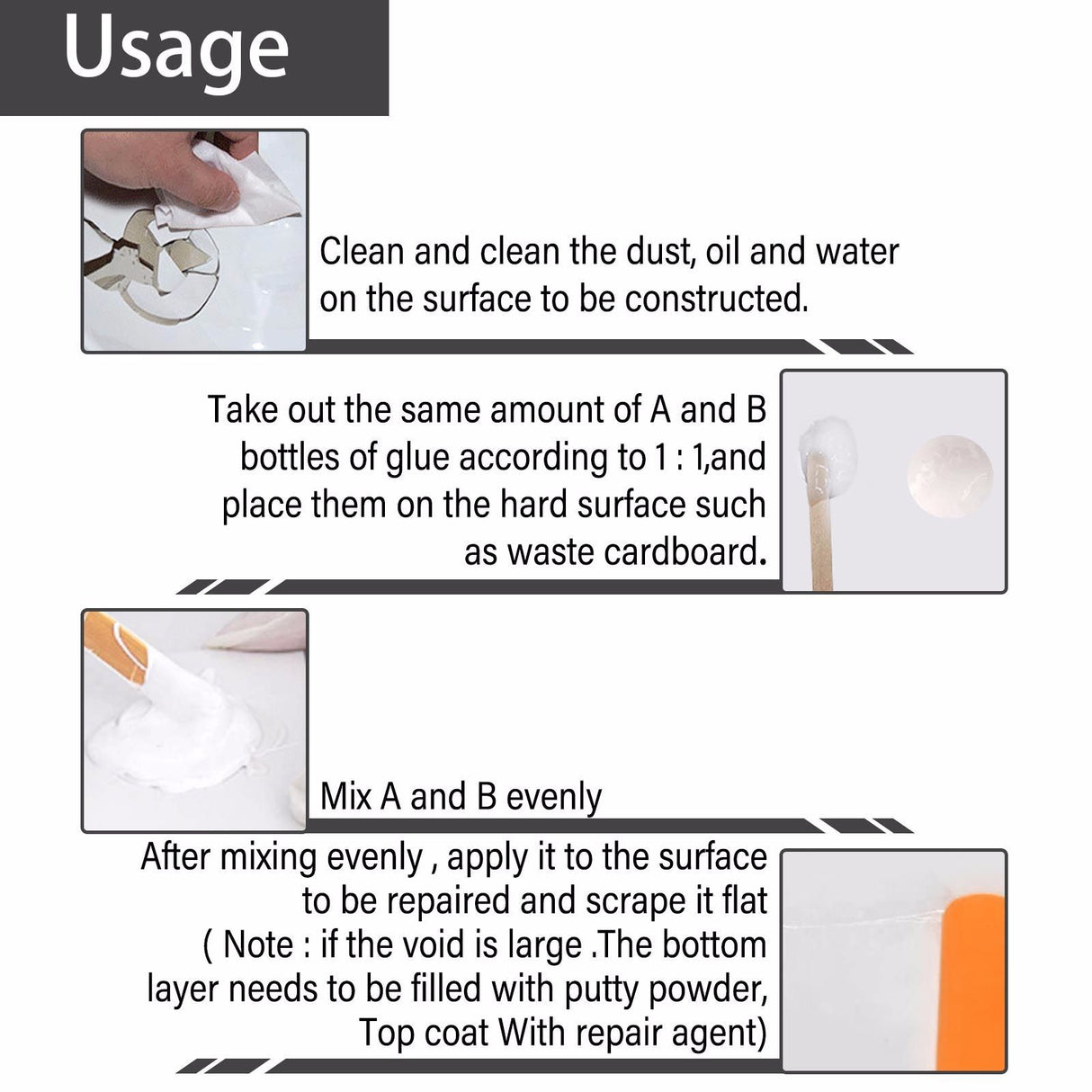 Jaysuing Tile repair agent ceramic paste tile glue adhesive toilet marble pit glaze repair agent - V.I.P Digital Presence