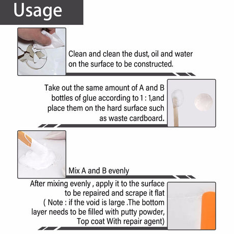 Jaysuing Tile repair agent ceramic paste tile glue adhesive toilet marble pit glaze repair agent - V.I.P Digital Presence
