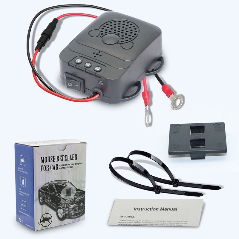 Car Ultrasound Mouse Repeller Intelligent Sensor Circuit Protection Repeller Equipment Accessories - V.I.P Digital Presence