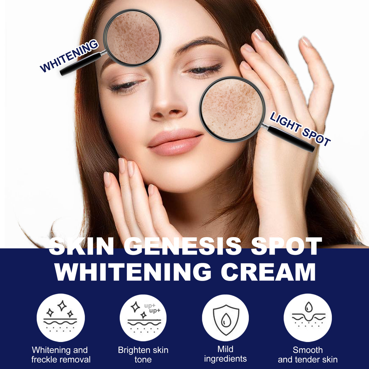 Skin Genesis Spot Whitening Cream, Filling Water To Moisten Soft Delicate Chun White Brighten The Melanin Of Skin Cream - V.I.P Digital Presence