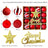 Christmas decoration 6cm electroplated ball plastic ball special-shaped painted Christmas ball gift Christmas tree pendant - V.I.P Digital Presence