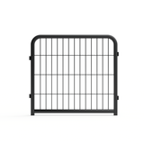 Outdoor 12 piece dog fence, 24 inch portable indoor game fence for small dog pets. Black, 22.2 inches wide x 23.6 inches high. - V.I.P Digital Presence