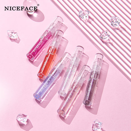 Niceface Glass Water Glossy Lip Gloss Transparent Lip Gloss Moisturizing And Moisturizing Not Easy To Fade White Lip Gloss - V.I.P Digital Presence