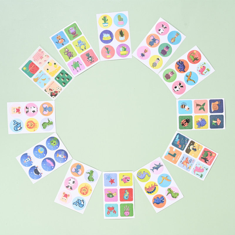 [120 pieces] Shield essential oil fragrance sticker non-woven fabric sticker adult and children silicone non mosquito repellent wristband - V.I.P Digital Presence