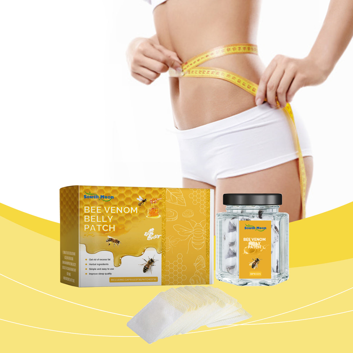 Bee Venom Body Sculpting Stick Slimming Body Sculpting Navel Stick Tummy Tucking Body Curves Firming Skin - V.I.P Digital Presence