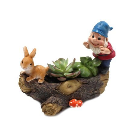 Dwarf Rabbit Flower Pot Decoration Creative Elf Flower Pot Garden Decoration - V.I.P Digital Presence