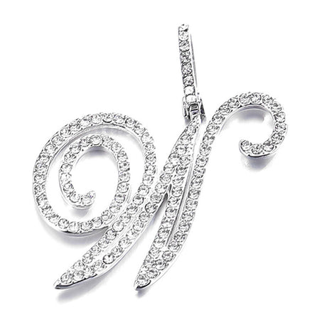 Hip hop accessories grass letter pendant melon seed buckle Cuban chain accessory - V.I.P Digital Presence