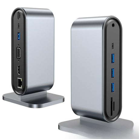 12 in one docking station Typec vertical multi interface suitable for Apple, Huawei, Mac docking stations - V.I.P Digital Presence