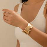 Metal style temperament niche versatile bracelet Bracelet irregular opening bracelet - V.I.P Digital Presence