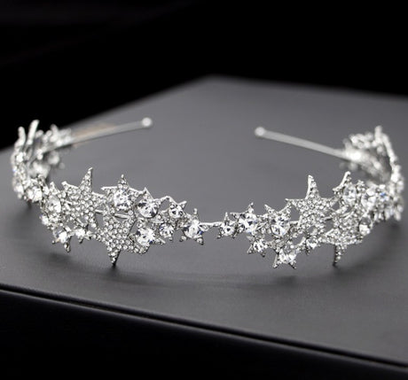 Star Crown New Hair Band Wedding Hair Accessories Bridal Jewelry - V.I.P Digital Presence