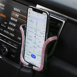 Universal Car Phone Holder with Bing Crystal Rhinestone Car Air Vent Mount Clip Cell Phone Holder for iPhone Samsung Car Holder - V.I.P Digital Presence
