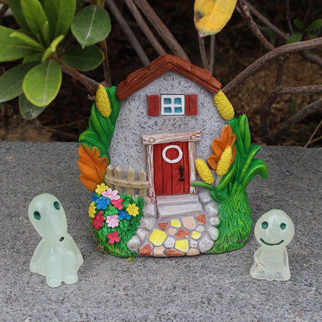 Fairy tale Door and Window Set Decoration Creative Resin Outdoor Garden Door and Window Decoration - V.I.P Digital Presence