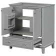 30 inch bathroom vanity no sink  base only gray - V.I.P Digital Presence