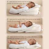 Baby anti-spitting up milk slope pillow anti-overflow choking milk baby pillow newborn slope pad - V.I.P Digital Presence