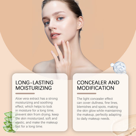 Moisturizing Concealer Foundation Light, Moisturizing, Brightening And Nourishing Skin Matte And Clear Oil Skin For Dry Skin - V.I.P Digital Presence