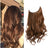 European And American Wig Piece Female Fishline Hair Extension Piece Chemical Fiber Matte High Temperature Silk Long Curly Human Hair - V.I.P Digital Presence