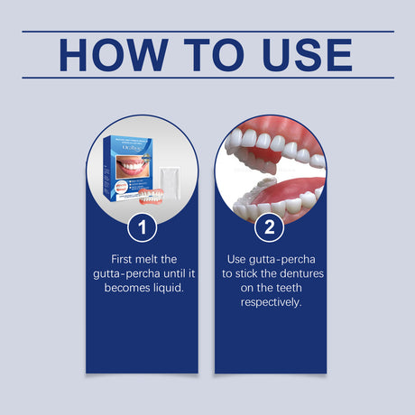 Cosmetic Dentures, Dental Cosmetic Sets To Enhance Smile Appearance Comfortable Material Dentures - V.I.P Digital Presence
