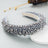 Hair Hoop Baroque Sponge Pearl Hair Accessories Women's Handmade Beaded Multicolor European and American Broad-brimmed Headband - V.I.P Digital Presence