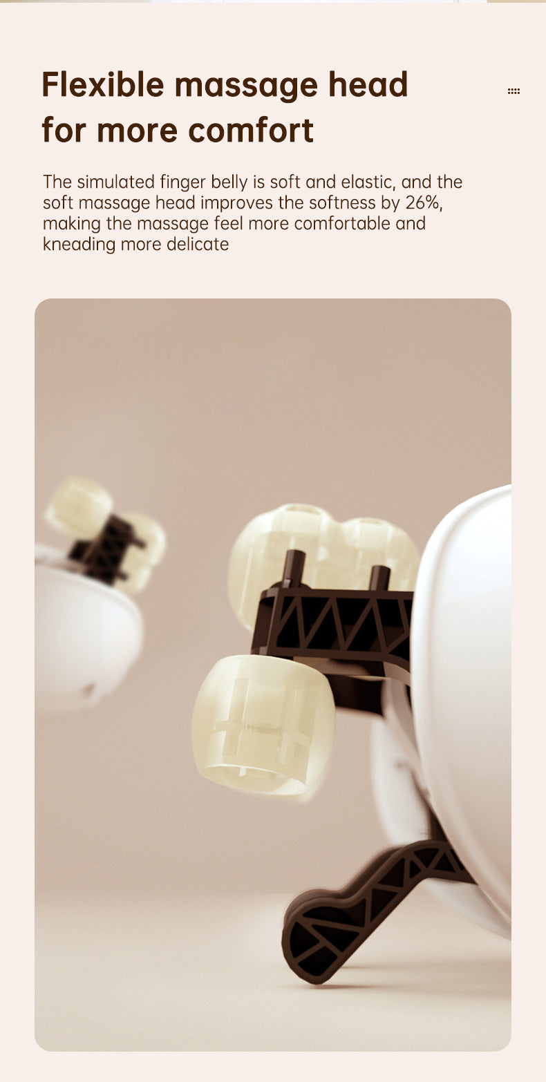 USB-C Rechargeable Kneading Massage Hot Compress Shiatsu Back Shoulder Neck Massager for Pain Relief - V.I.P Digital Presence