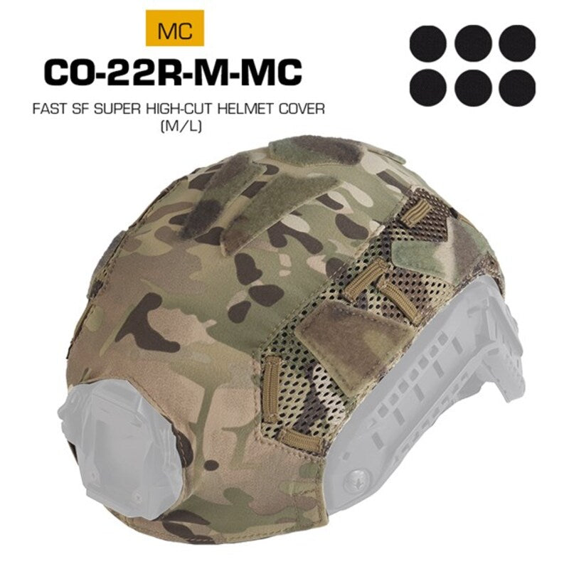 FAST SF Ultra-high Cut Camouflage Helmet Cover (Medium Size, M) - V.I.P Digital Presence
