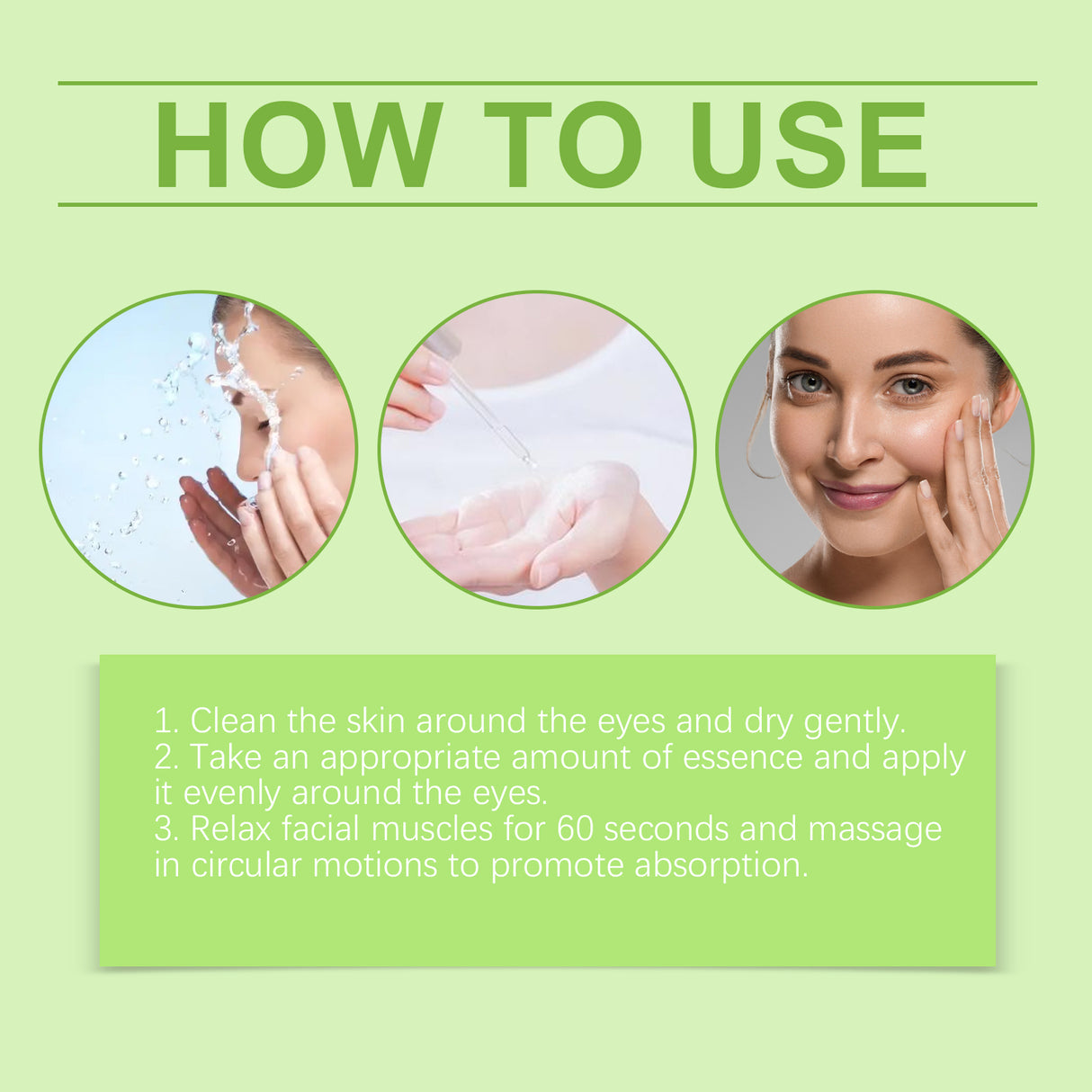 Eye Essence Moisturizing Light Line Lift Eye Skin Moisturizing, Hydrating And Firming Essence