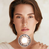 1Pcs FDA Certificate Eyes Beautiful Pupil Colorful Girl Cosplay Contact Lenses Brown - V.I.P Digital Presence