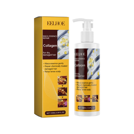 Maca Essence Repair Collagen, Repair Damaged Hair Reduces Split Ends Deep Clean Smooth And Shiny - V.I.P Digital Presence