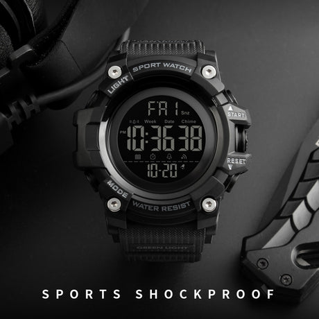 SKMEI 1384 Countdown Stopwatch Sport Watch Mens Watches Top Brand Luxury Men Wrist Watch Waterproof LED Electronic Digital Male Watch - V.I.P Digital Presence