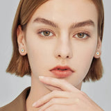 Moissanite 925 Sterling Silver Stud Earrings - V.I.P Digital Presence