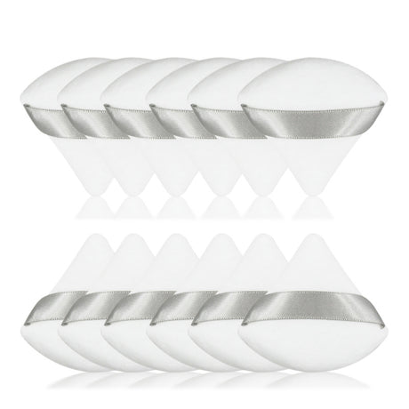 Triangle Dry Powder Puff Fiber Crystal Cotton Delicate On Makeup Beauty Tools Powder Puff - V.I.P Digital Presence