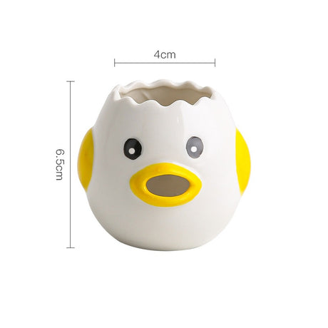 Ceramic egg white and protein separator household egg liquid and yolk filter baking tool easy to clean - V.I.P Digital Presence