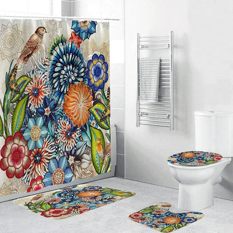 Bohemian Style 3D Digital Printing Polyester Waterproof and Mold Proof Shower Curtain Bathroom Shower Curtain - V.I.P Digital Presence