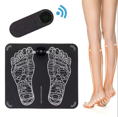 EMS Electric Foot Massager Mat Pulse Muscle Relax Health Care Feet Massageador Cushion Intelligent Remote Control Massage Salud - V.I.P Digital Presence