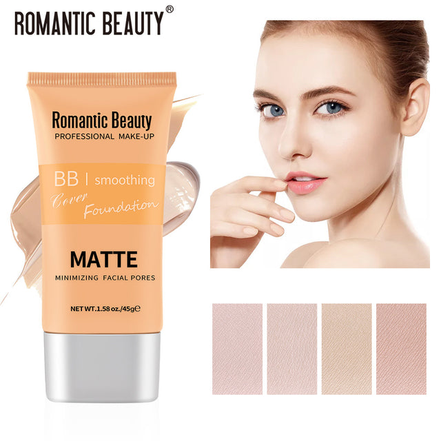 Romantic Beauty Waterproof Non-Standing Portable Foundation Oil Control Long Lasting Concealer Foundation - V.I.P Digital Presence