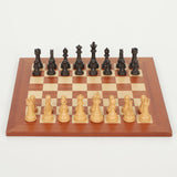 Ajedrez internacional de madera maciza, tablero de ajedrez de madera, juego de ajedrez occidental de lujo para adultos.