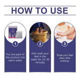 Herbal Foot Bath Pack Wormwood Extract Foot Soak Pack Gentle Foot Bath