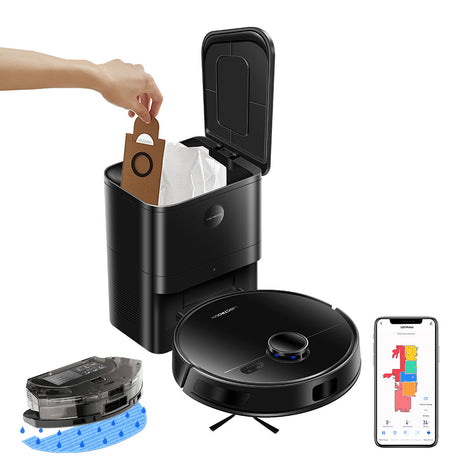 Vacuum cleaner intelligent and fully automatic dust collector three in one washing sweeping and mopping machine - V.I.P Digital Presence