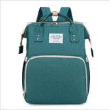 New Outdoor Folding Bag with Baby Can Sleep Mommy Bag Multi-functional Bottle Backpack Diaper Backpack - V.I.P Digital Presence