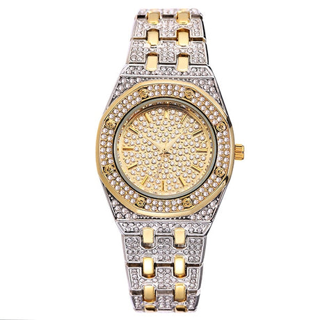 MISSFOX  2528 Silver Women's Watch Casual Dress Ladies Watch Fashion Waterproof Steel Quartz Wrist Watches For Women Valentines Gift - V.I.P Digital Presence