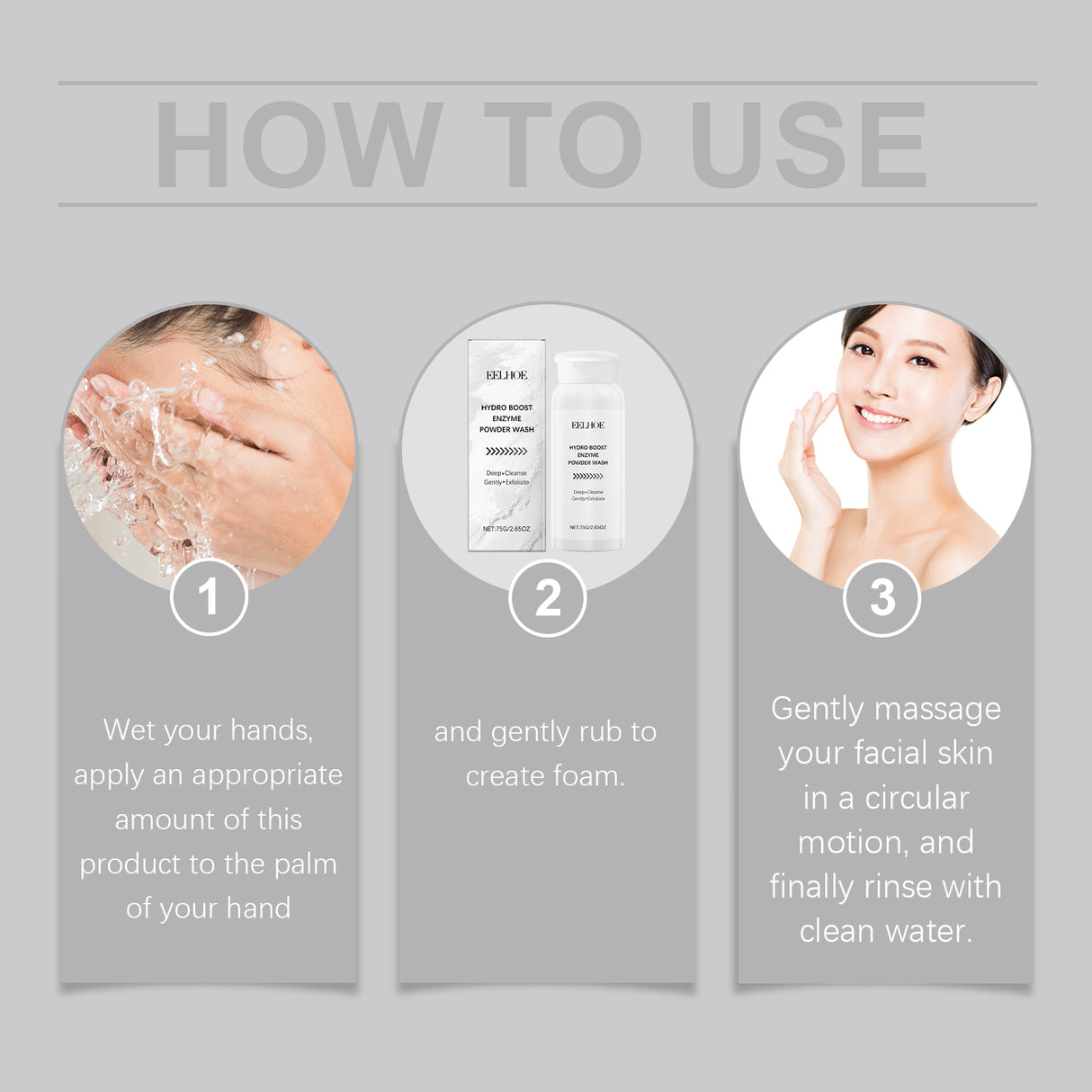 Cleansing Flour Gently Cleanses Face, Moisturizes And Hydrates Skin, Refreshing And Non-Greasy Cleansing Flour