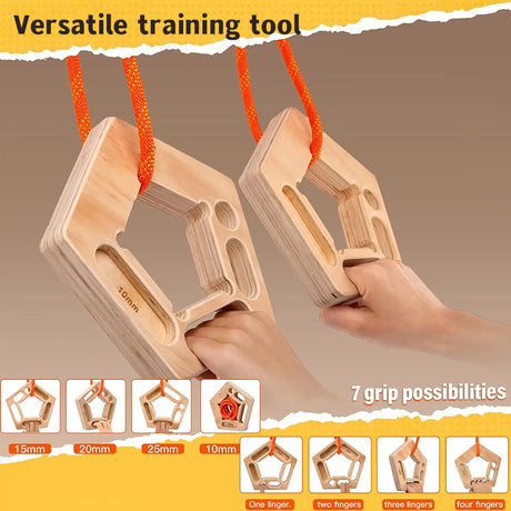 1/2PCS Climbing Pull-Up & Hangboard: Finger & Forearm Strengthener for Rock Climbing Training - V.I.P Digital Presence