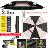 360° adjustable fishing sun umbrella: anti-UV, rainproof, portable large outdoor shade. - V.I.P Digital Presence