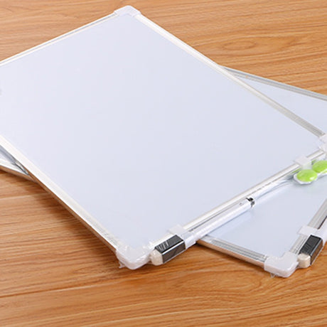 Creative Double-Sided Magnetic Whiteboard With Magnetic Sticker Whiteboard Pen Children Students Metal Writing Message Drawing Board - V.I.P Digital Presence